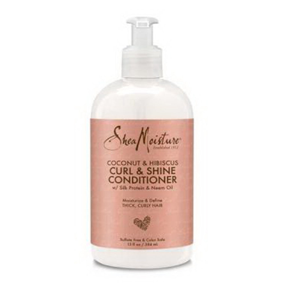 Shea Moisture Coconut and Hibiscus, Curl and Shine Hair Conditioner, 13 Oz